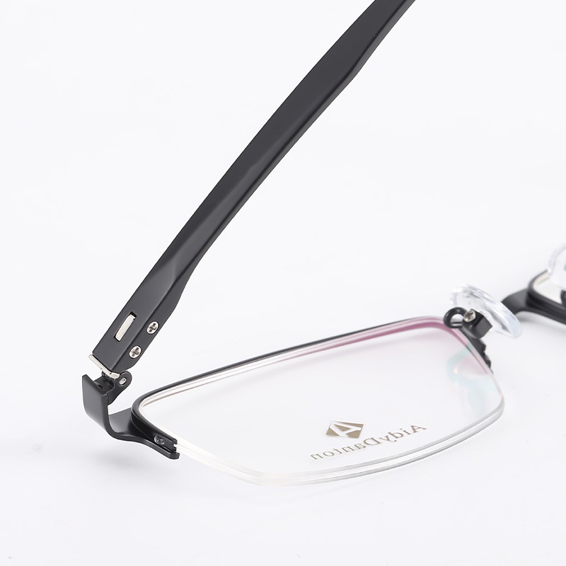 钢板眉毛眼镜框架厂家批发7726男士金属全框架 光学眼镜架丹阳