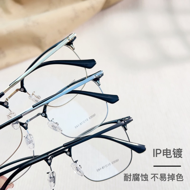 新款时尚眉毛眼睛架素颜眉线框16003斯文柳丁丹阳眼镜工厂批发