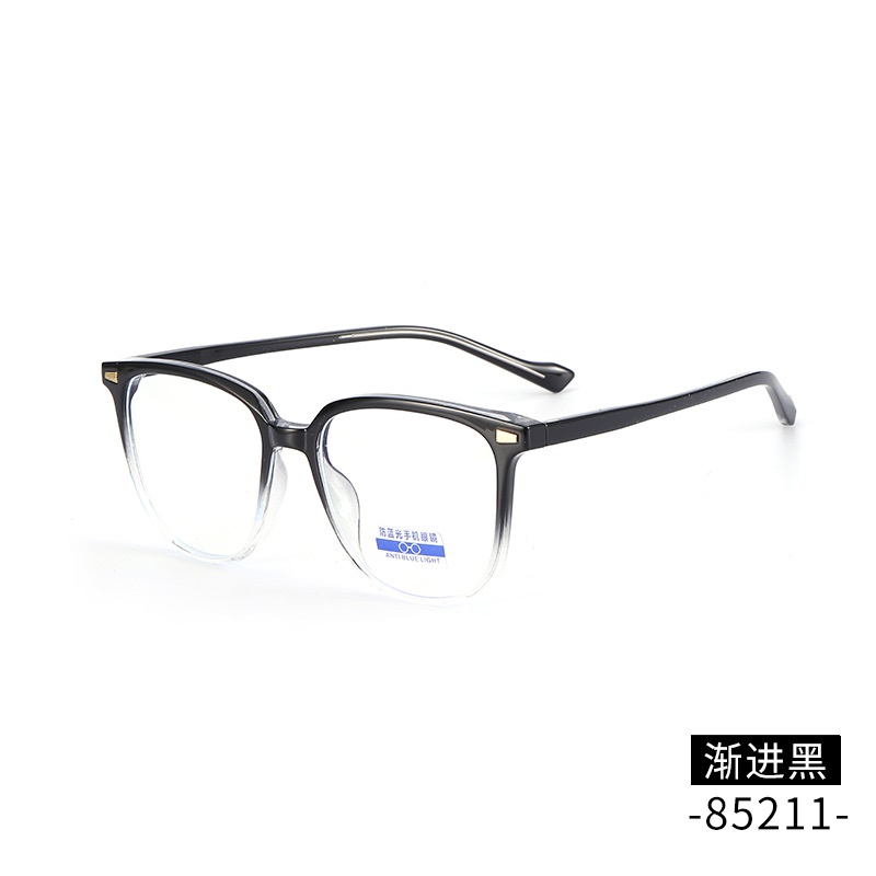 TR防蓝光眼镜知乎推荐 85211时尚护目镜男女多边形tr90平光镜