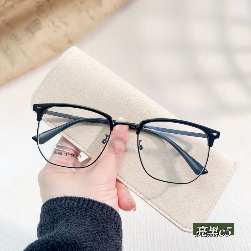 新款时尚眉毛眼睛架素颜眉线框16065斯文柳丁半框TR90眉毛眼镜框