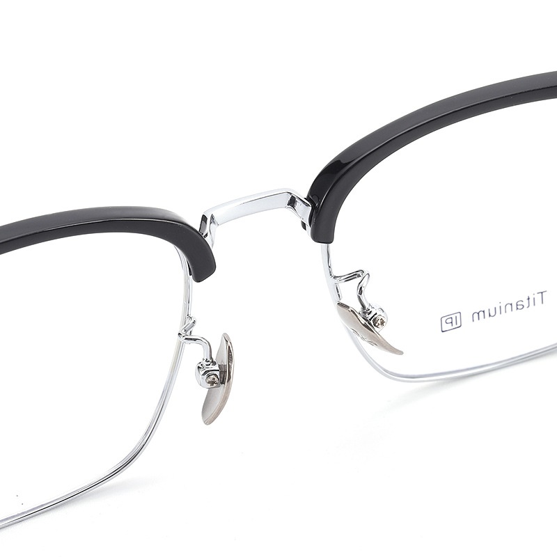 纯钛眉毛眼镜架 工厂批发17049克罗时尚小红书潮款高品质平光眼镜