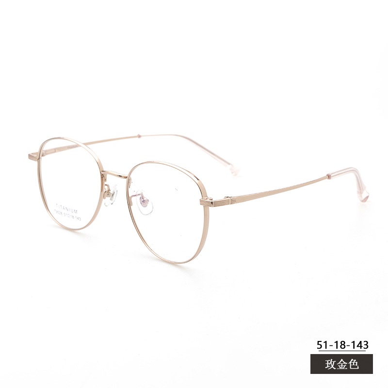 复古高度数镜框多边形老钱风镜架丹阳眼镜工厂店批发眼镜框纯钛