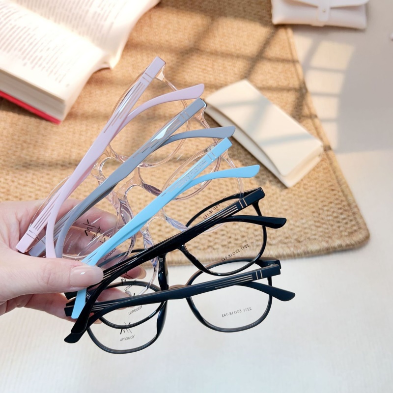 新款圆形近视眼镜tr90男女士学生款2211全框架眼镜金属铰链TR镜架