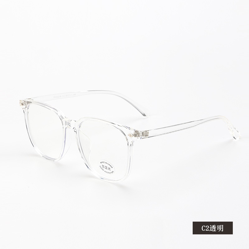 透明平光镜小红书同款30219电脑护目镜复古男学生tr90大框眼镜女