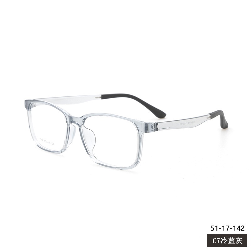 方形近视眼镜批发18904全框架眼镜架TR工厂超轻时尚宽腿tr镜框