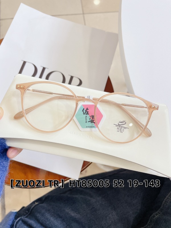 TR透明网红85005新款防蓝光复古眼镜框 黑色书呆子眼镜女生平光镜