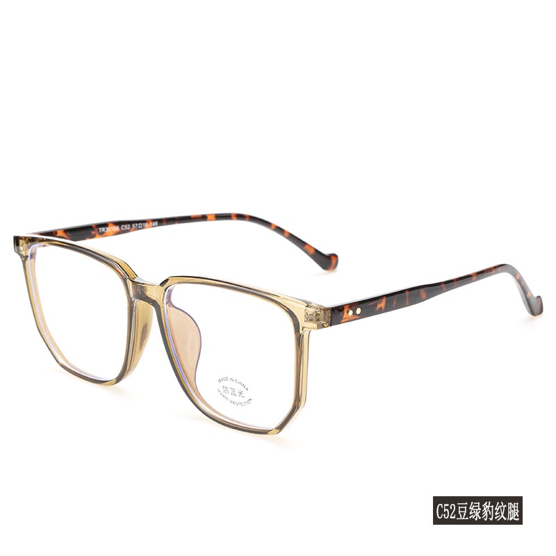 宽边个性平光镜网红同款30166小红书护目镜复古非主流 tr90眼镜