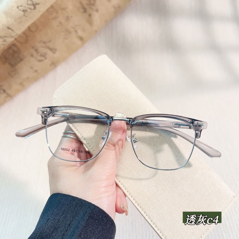 新款时尚小号瘦脸眉毛眼睛架素颜眉线框16002丹阳眼镜工厂店批发