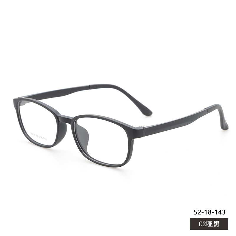 丹阳近视眼镜TR90批发18916男款中小号全框架眼镜 女超轻tr眼镜架