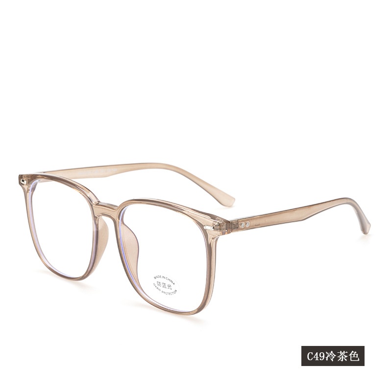 透明平光镜抖音小红书同款30195电脑护目镜男女士tr90方形 眼镜