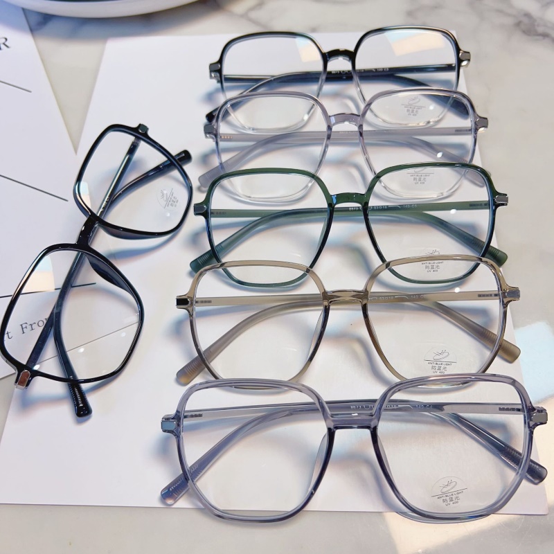 透明平光镜网红小红书同款8673 电脑护目镜复古时尚tr90防蓝光