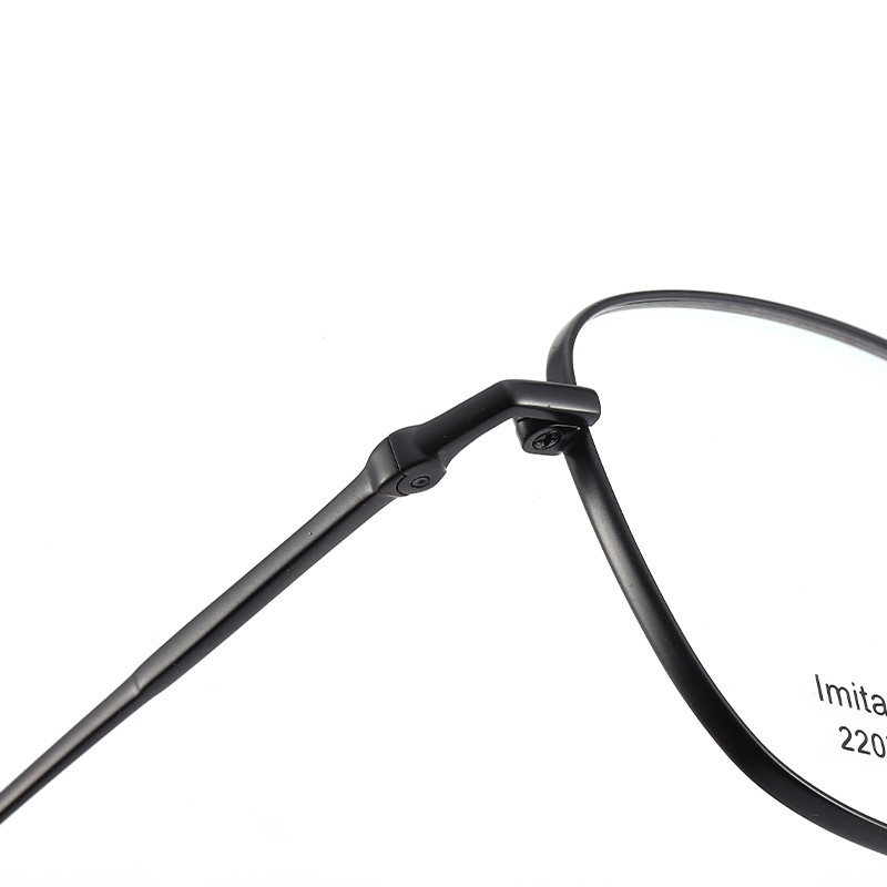 【友顺】宽边复古眼镜 22071双色男女IP电镀眼镜框多边形平光镜