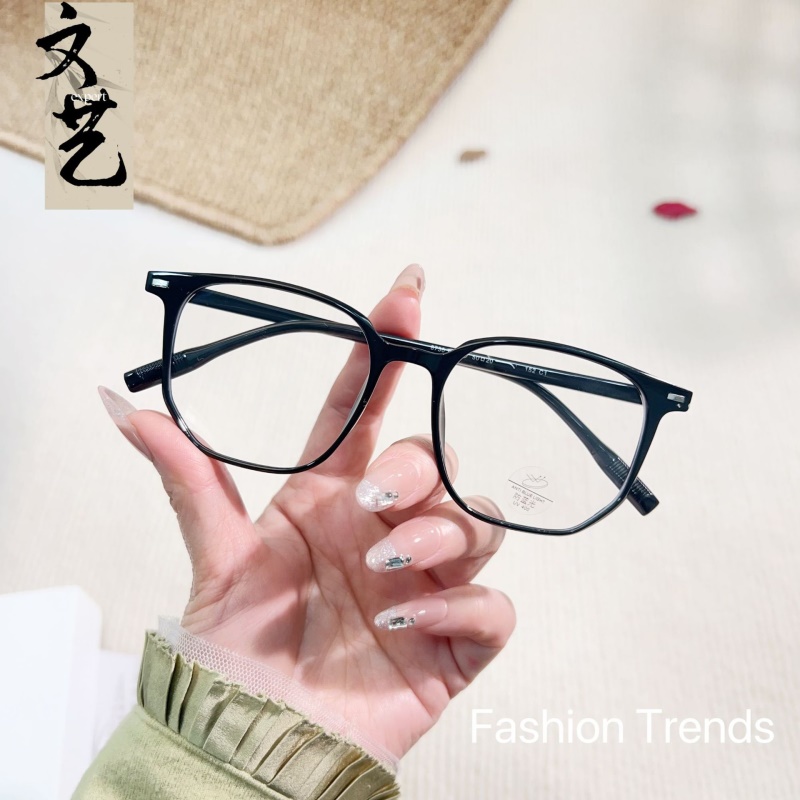 友顺个性平光镜网红同款8730小红书护目镜复古非主流 tr90眼镜