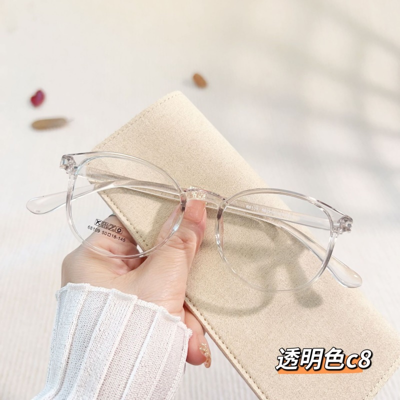 丹阳tr90眼镜圆框批发68109男女款中号全框架超轻眼镜架 TR工厂