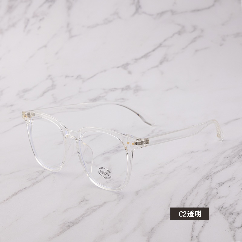 透明柳丁平光镜淘宝同款30179复古电脑护目镜学生tr90近视眼镜框