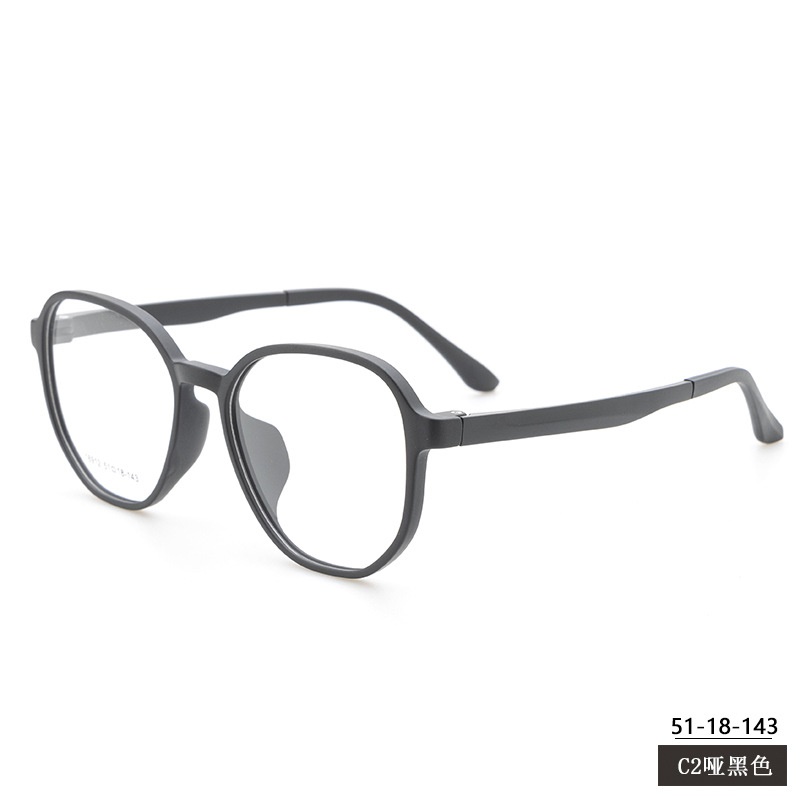 丹阳近视眼镜tr90批发18912多边形全框架眼镜 男女时尚TR眼镜架