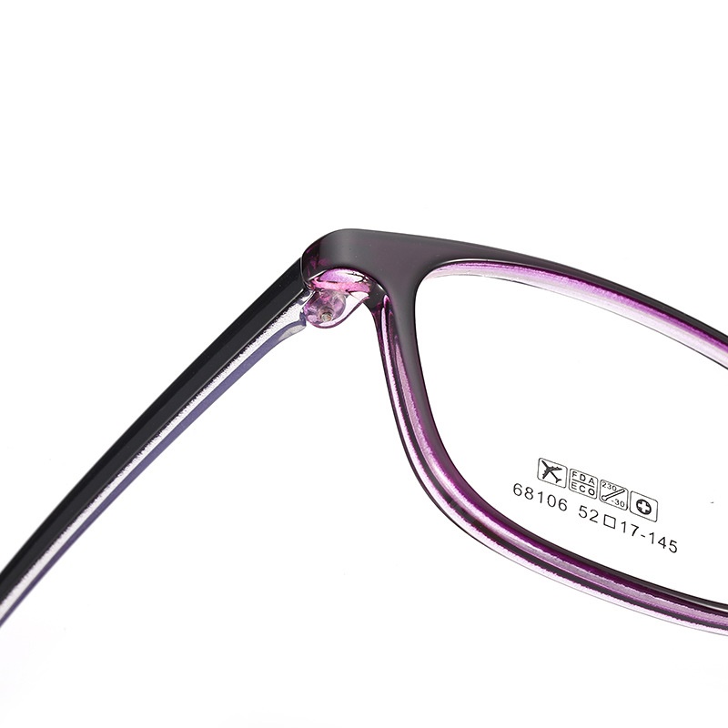 工厂直营tr眼镜框批发68106男女款中小号全框架超轻眼镜架 TR90