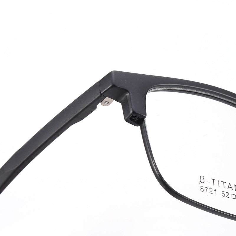 男士眉毛框眼镜架时尚抖音同款8721tr90小号复古黑框眉线架批发