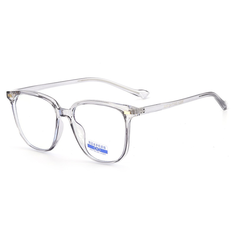 TR防蓝光眼镜知乎推荐 85211时尚护目镜男女多边形tr90平光镜