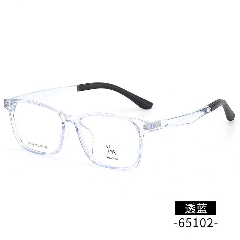 丹阳近视眼镜tr90批发65102男款中大号全框架眼镜女素颜TR眼镜架