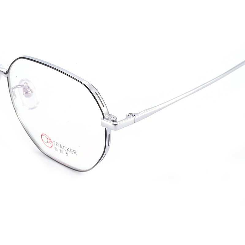 男女士镂空复古眼镜 钛架多边形镜框9517 开球近视眼镜全框批发