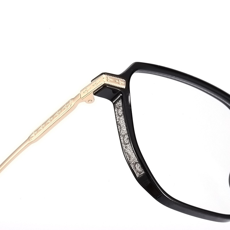 透明镶钻粉平光镜网红同款30215 电脑护目镜复古时尚tr90防蓝光