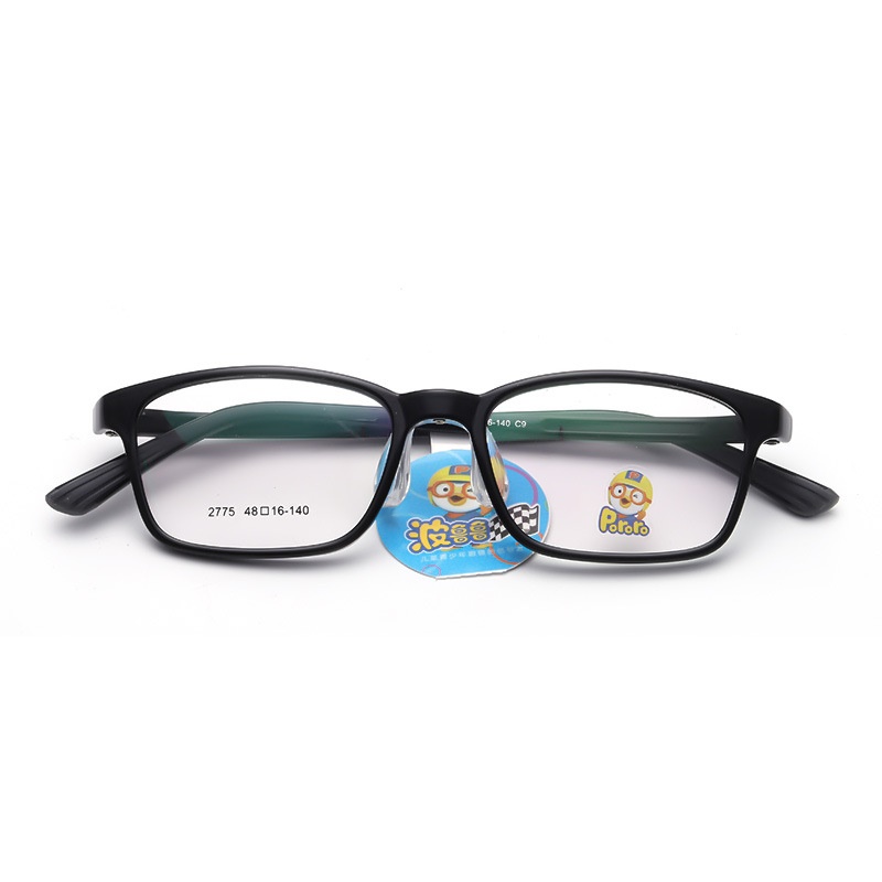 儿童眼镜框架近视女2775硅胶鼻托防脱落TR90学生架男韩版透明色系