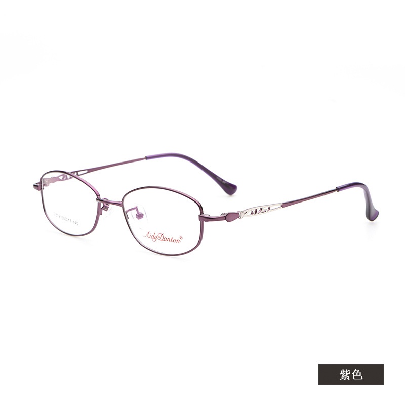 金属眼镜架全框近视镜7819优雅女士渐进片商务眼镜框丹阳工厂批发