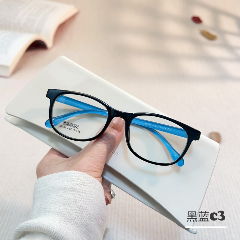 TR90儿童近弱视眼镜框68164学生全框架眼镜tr眼镜架 超轻