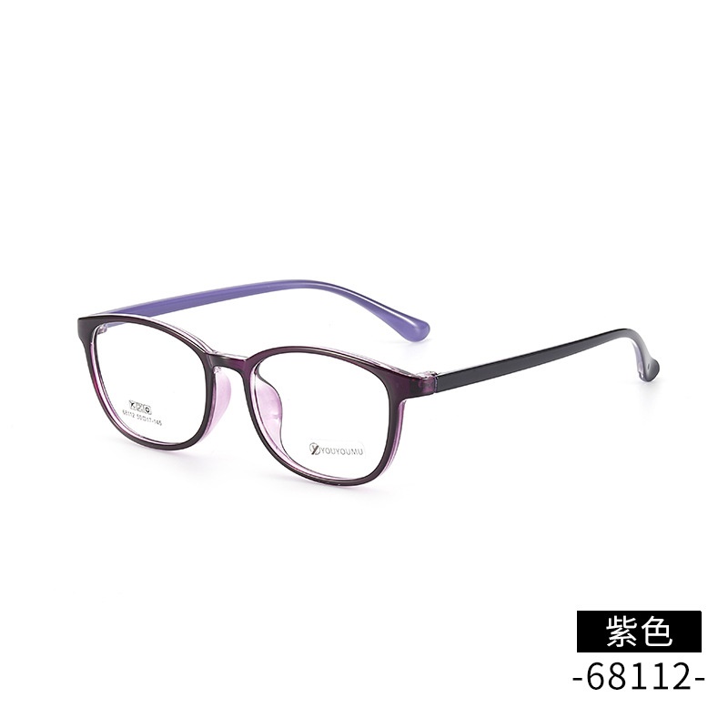 工厂直营tr90眼镜框批发68112男女款瘦脸小号全框架超轻眼镜架 TR