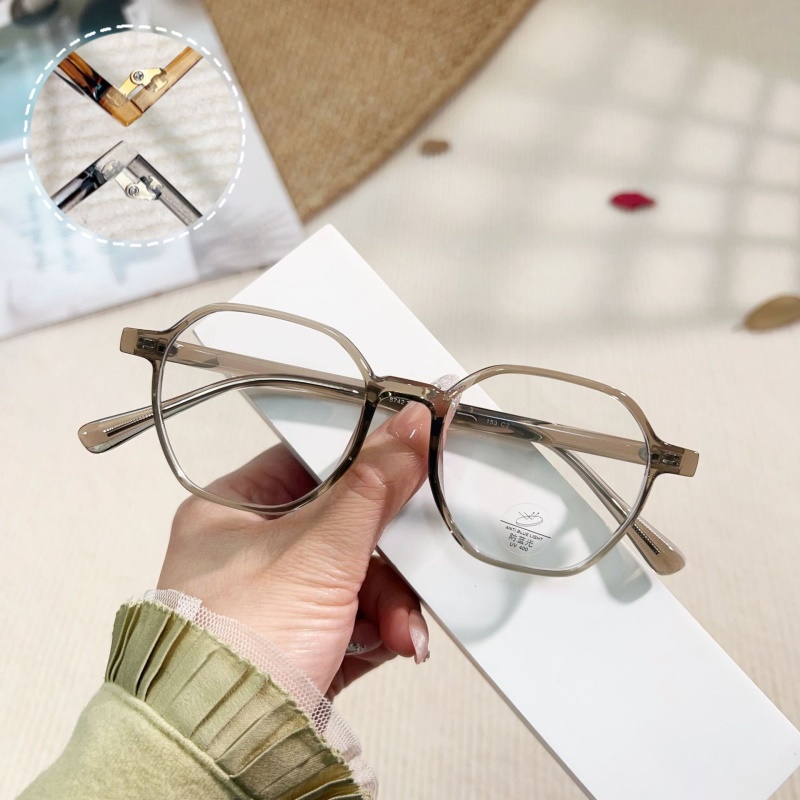 友顺学生潮款平光镜8742电脑护目镜多边形复古近视眼镜 tr90