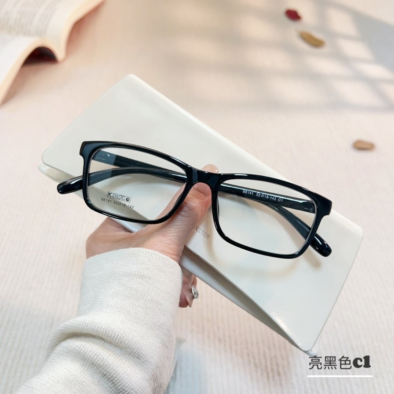 丹阳友顺tr90近视眼镜工厂批发68141男女士全框架眼镜 方形眼镜架