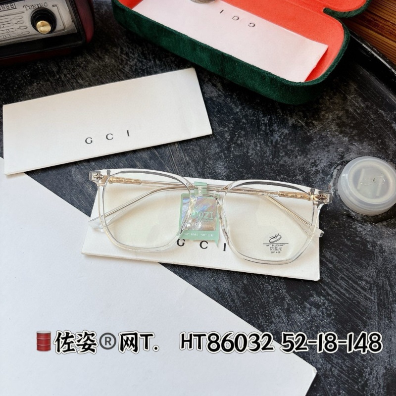 克罗芯平光镜网红同款86032小红书防蓝光复古非主流 tr90眼镜