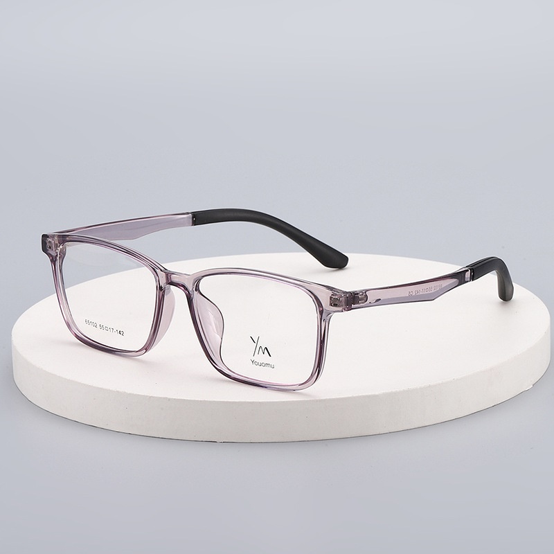 丹阳近视眼镜tr90批发65102男款中大号全框架眼镜女素颜TR眼镜架