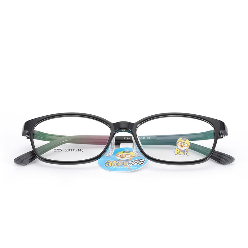 儿童眼镜框架近视女2725硅胶鼻托防脱落TR90学生架男韩版透明色系