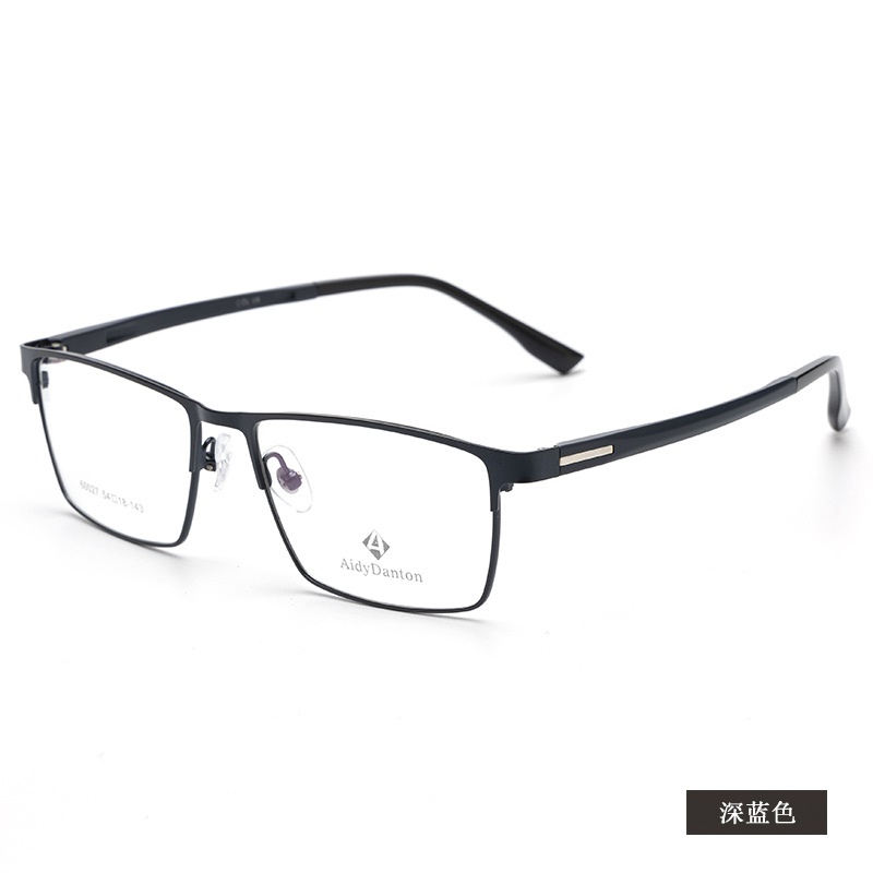 新款高启强同款眼镜框批发60027丹阳商务男款眉线全框镜架塑钢腿