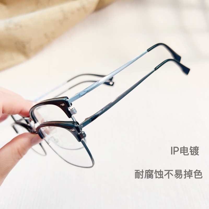 新款时尚眉毛眼睛架素颜眉线框16052斯文痞帅丹阳眼镜工厂批发