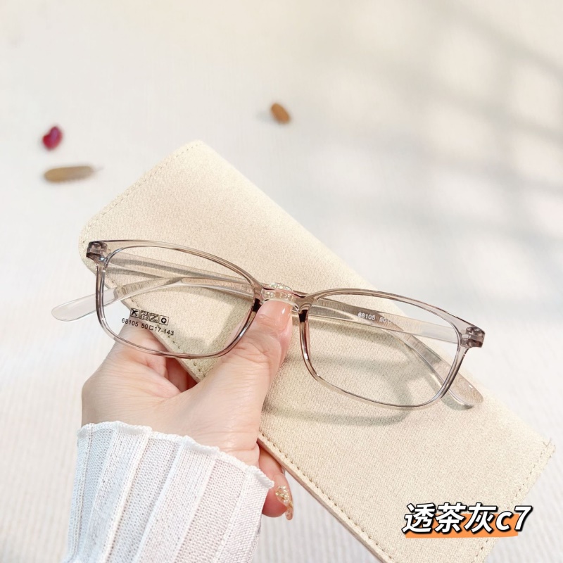 新款高级感TR近视眼镜框批发68105小框超轻男女款tr90眼镜框架