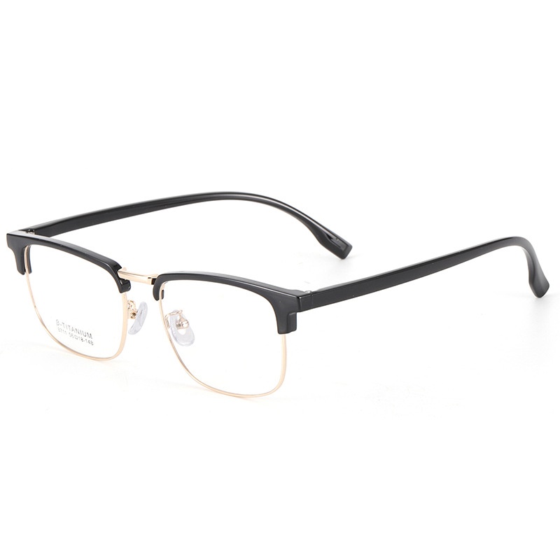 男士眉毛眼镜框架时尚小红书同款8711TR90眉线黑框复古架配眼镜