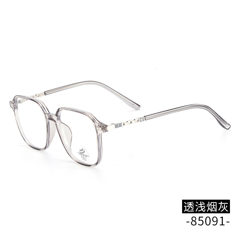 透明平光镜网红小红书同款85091 电脑护目镜复古时尚tr90防蓝光