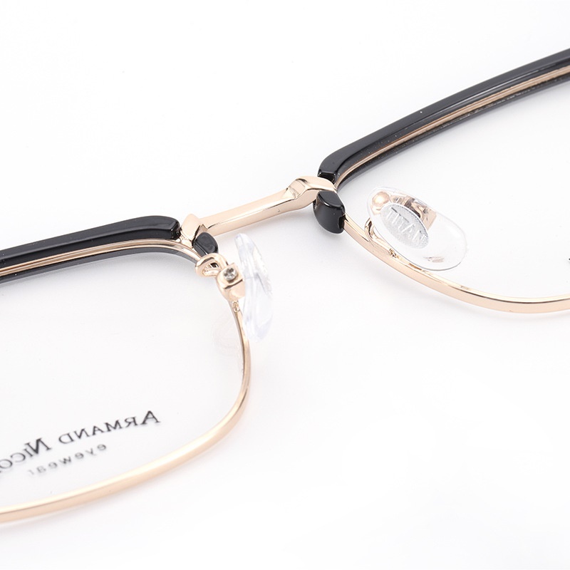 男士眉毛眼镜框架 时尚小红书同款8718TR90眉线中号黑框复古架