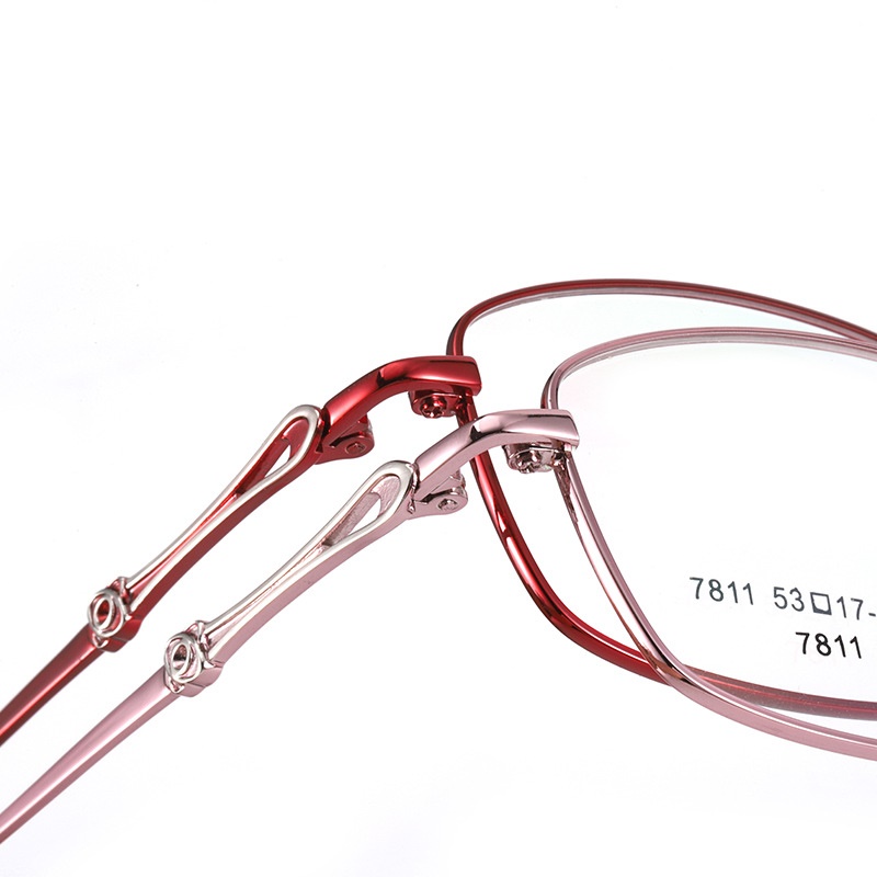 金属眼镜架全框近视镜7811中年女士渐进片商务眼镜框丹阳厂家批发