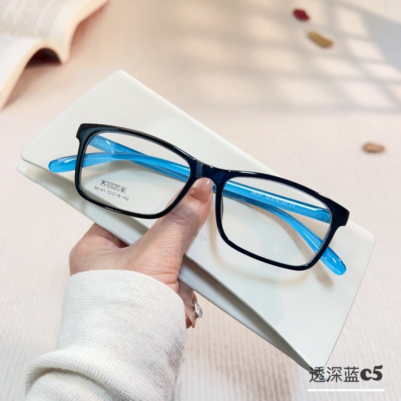 丹阳友顺tr90近视眼镜工厂批发68141男女士全框架眼镜 方形眼镜架