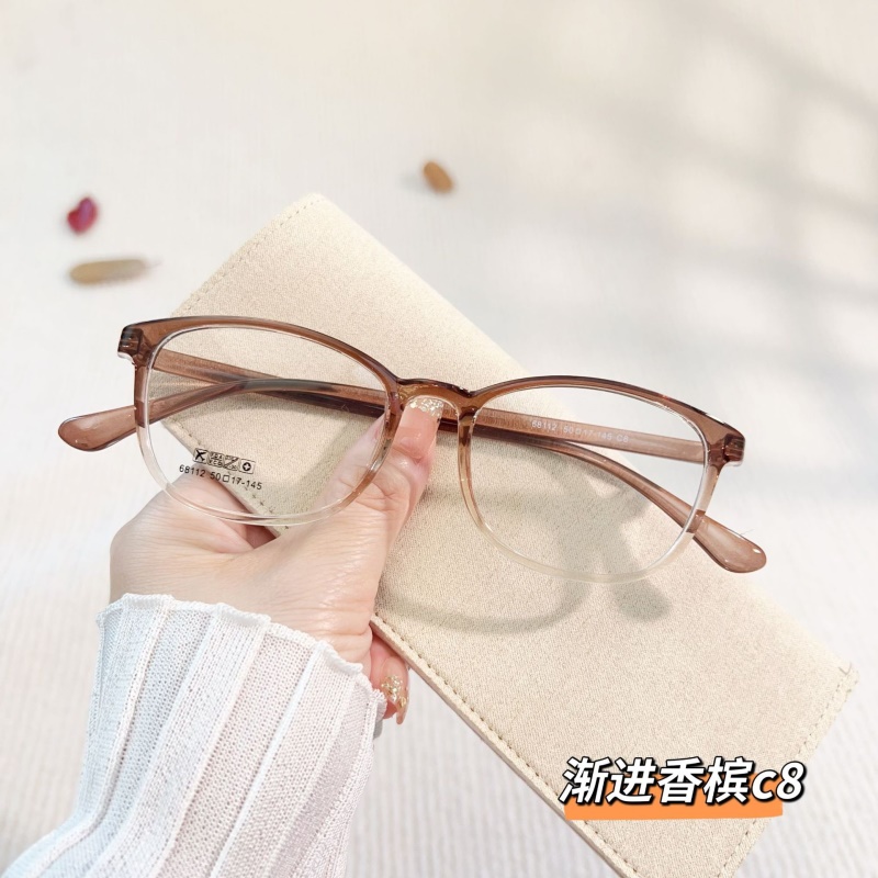 工厂直营tr90眼镜框批发68112男女款瘦脸小号全框架超轻眼镜架 TR