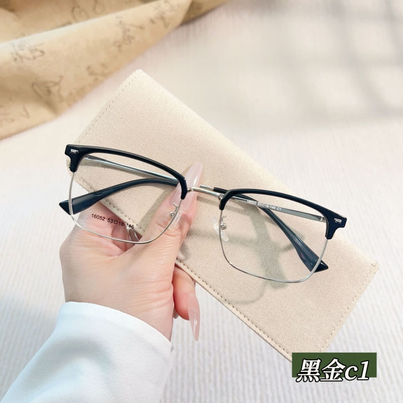 新款时尚眉毛眼睛架素颜眉线框16052斯文痞帅丹阳眼镜工厂批发