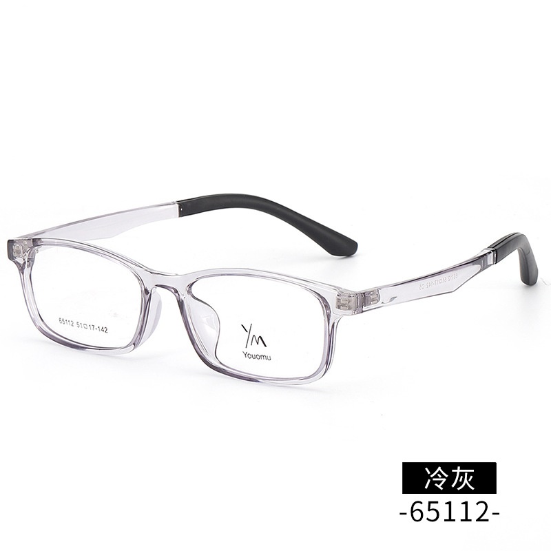 金属铰链TR90批发65112男女同款中号方形近视镜架丹阳tr镜框