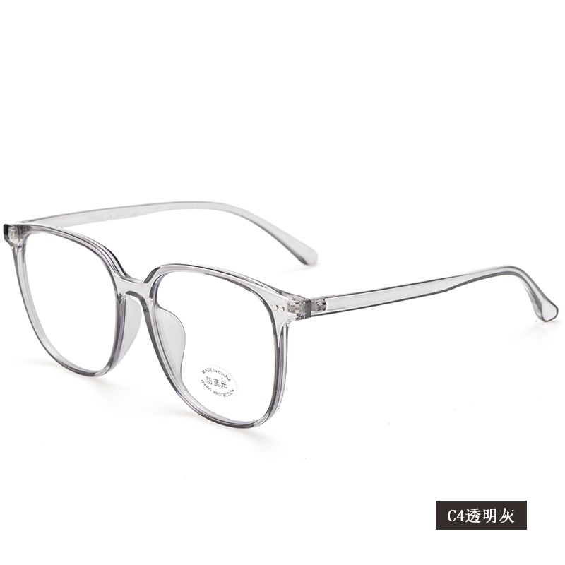 黑色柳丁大框潮款平光镜30220电脑护目镜网红复古配近视眼镜 tr90