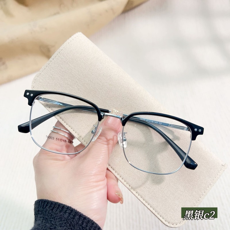 新款时尚眉毛眼睛架素颜眉线框16003斯文柳丁丹阳眼镜工厂批发