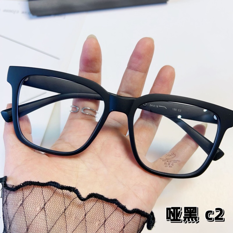 透明柳丁平光镜淘宝同款8682电脑护目镜学生帅气tr90近视眼镜框