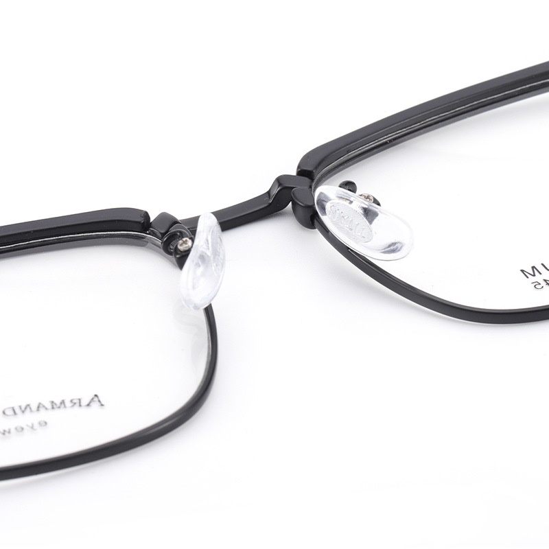 男士眉毛框眼镜架时尚抖音同款8721tr90小号复古黑框眉线架批发